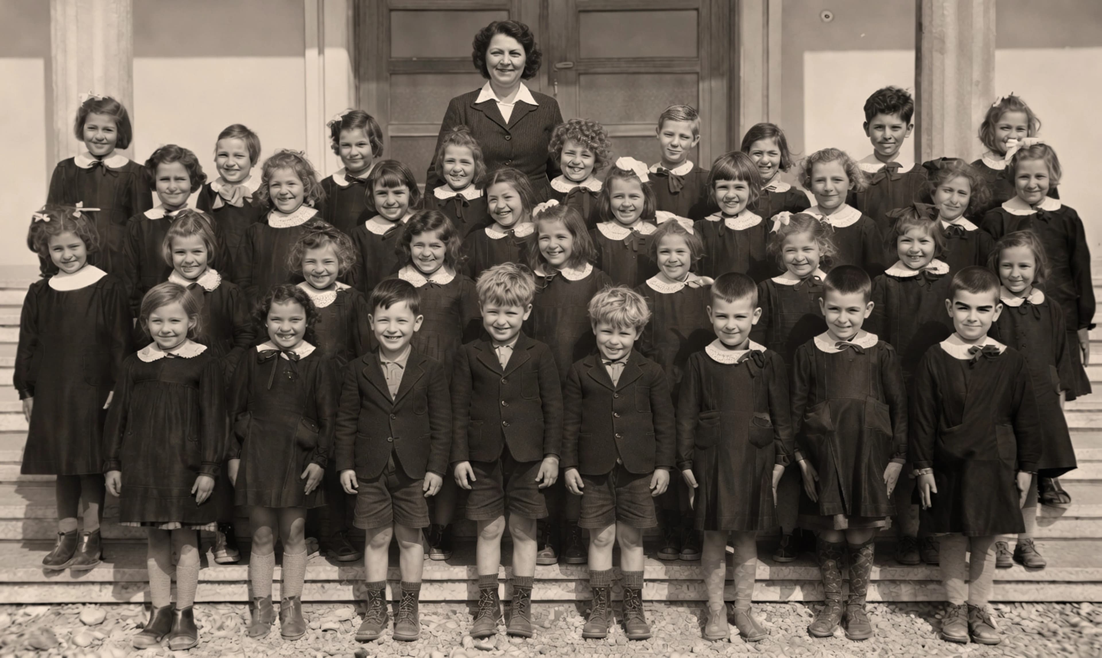 Foto di classe vintage